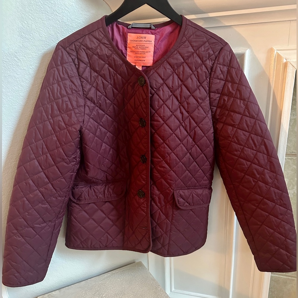 J. Crew Signature Puffer Primaloft Coat Jacket             Lightly Worn